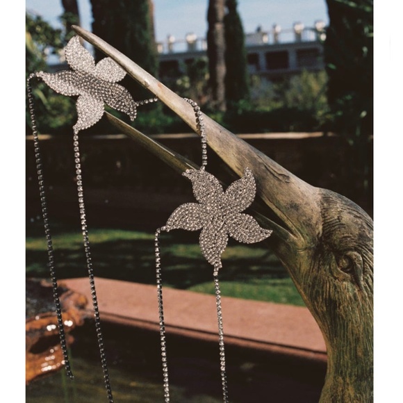 Zara METAL STARS RHINESTONE BRALETTE - Picture 4 of 7